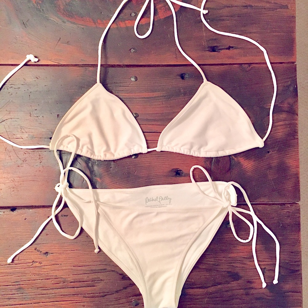 COPY - Rachel Pally White String Bikini